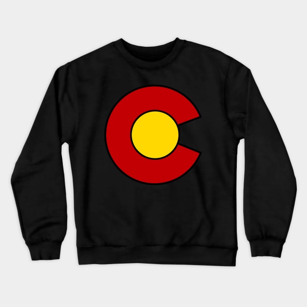 Simple Colorado Crewneck Sweatshirt by paintchips